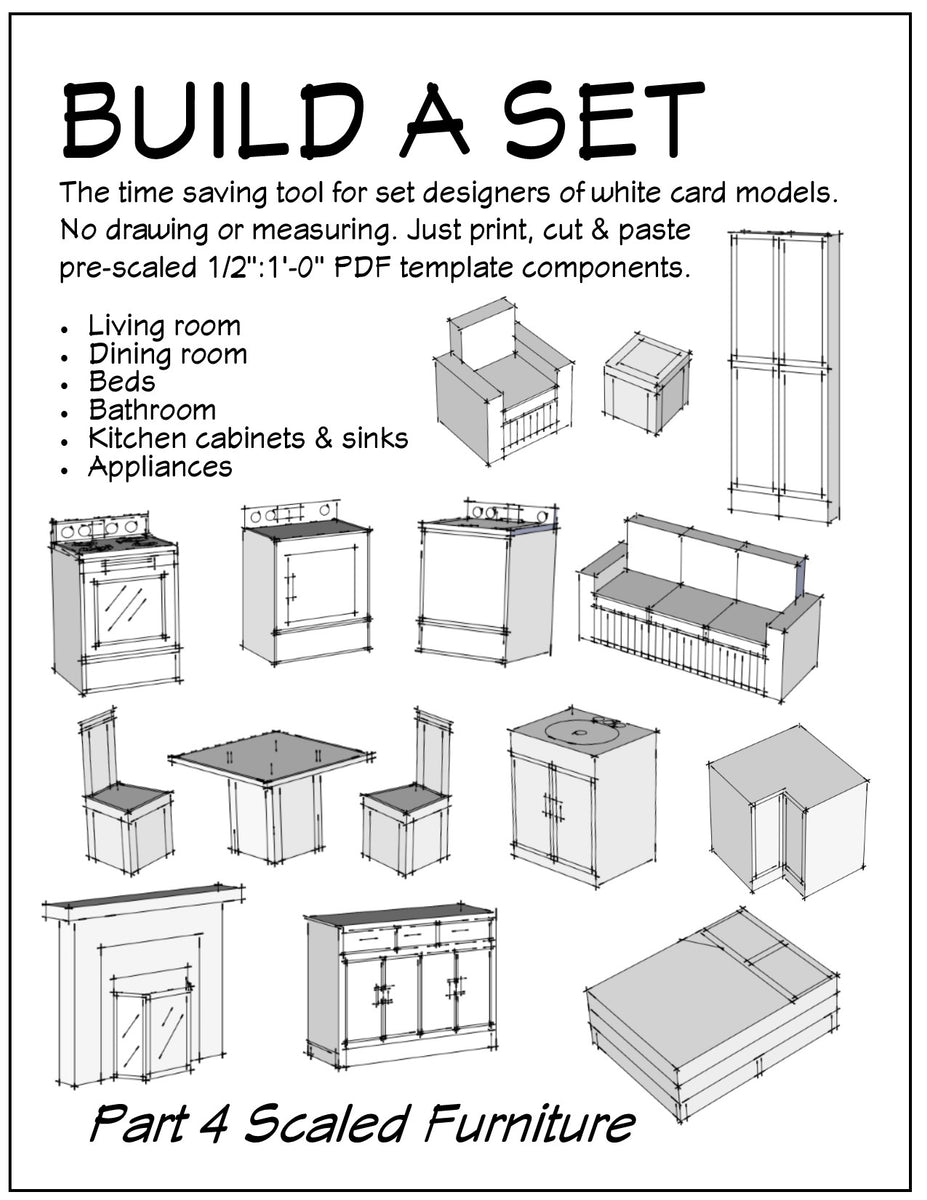 Build a Set Part 4 Furniture printamodel