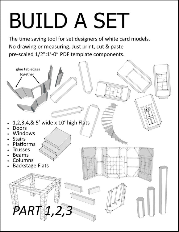 Build a Set Parts 1, 2 & 3       $35.99
