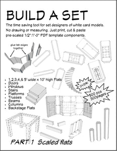 Build a Set Part 1 Scaled Flats, Patterns and People
