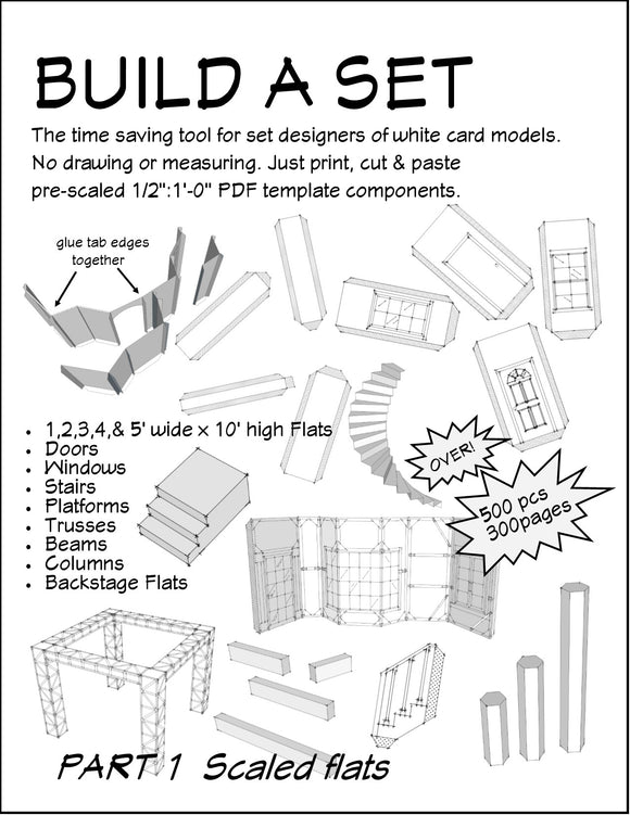 Build a Set Part 1 Scaled Flats, Patterns and People